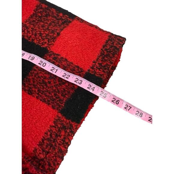 Tuckernuck Pomander Place Wool Blend Red Buffalo Plaid Jacket Shacket Womens S - Picture 11 of 11